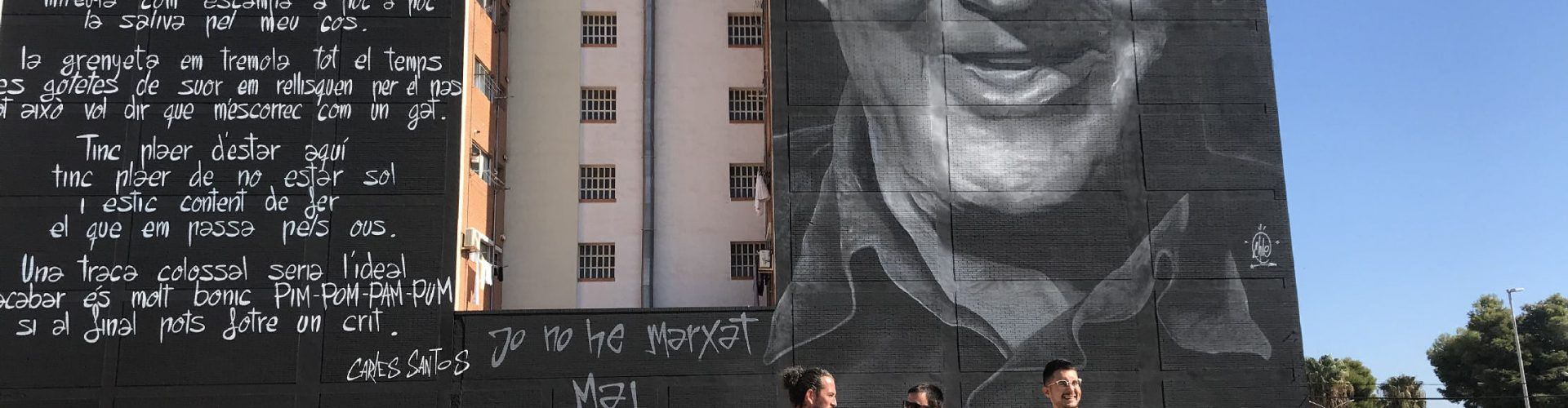 L’Ajuntament de Vinaròs presenta el mural de Carles Santos