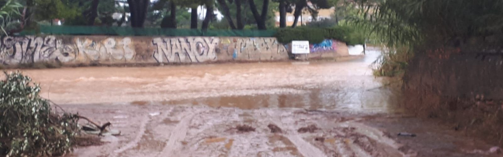 Navarrete diu que “les fortes pluges ens recorden que la problemàtica de la Rambla d’Alcalà segueix sense solucionar-se”