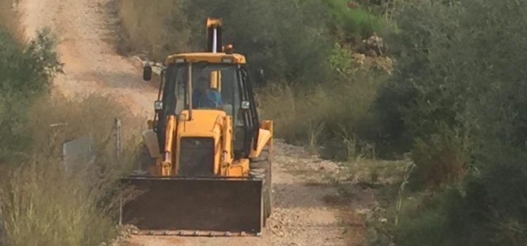 Comencen els treballs de millora dels camins rurals danyats a S.Magdalena