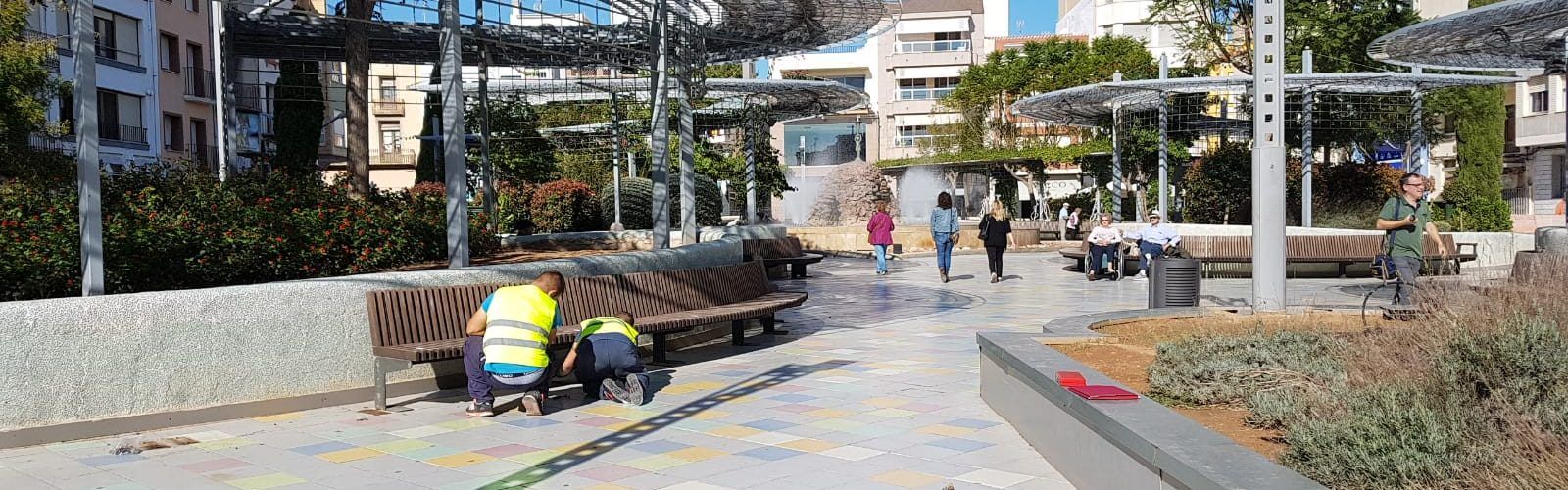 Vinaròs inicia el cambio de pavimentación de la céntrica Plaza de la Mera