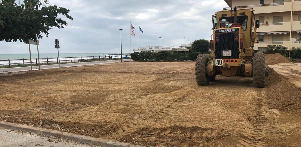 Comencen les obres de la nova zona ciclopeatonal al passeig del Carregador d’Alcossebre