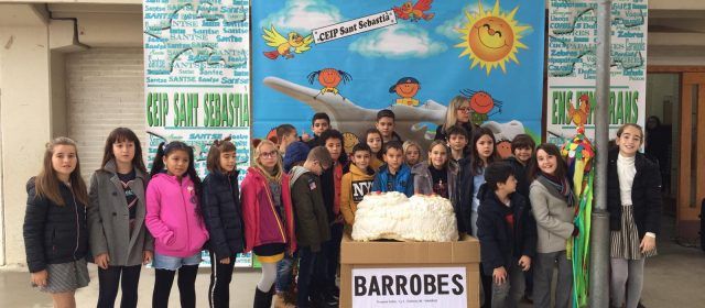 Santa Catalina al CEIP Sant Sebastià de Vinaròs