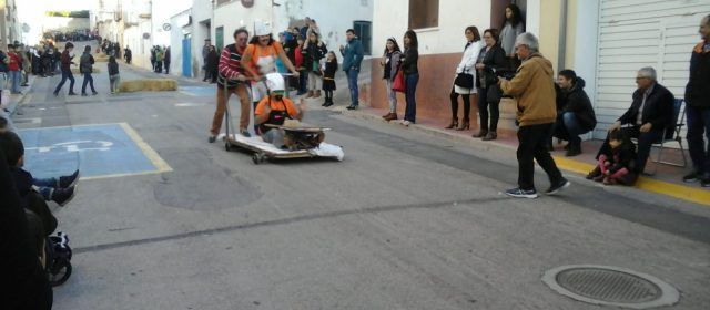 Accidentada carrera de carraus a Alcanar