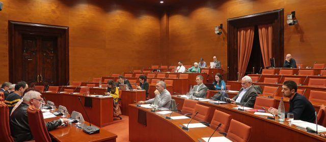 La Plataforma del Sénia i Alfons Montserrat, en la comissió del Parlament sobre el Castor