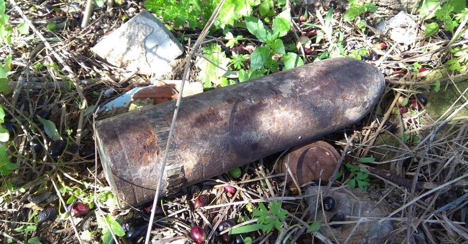 Hallan en Vinaròs un posible obús de la Guerra Civil en Vinaròs
