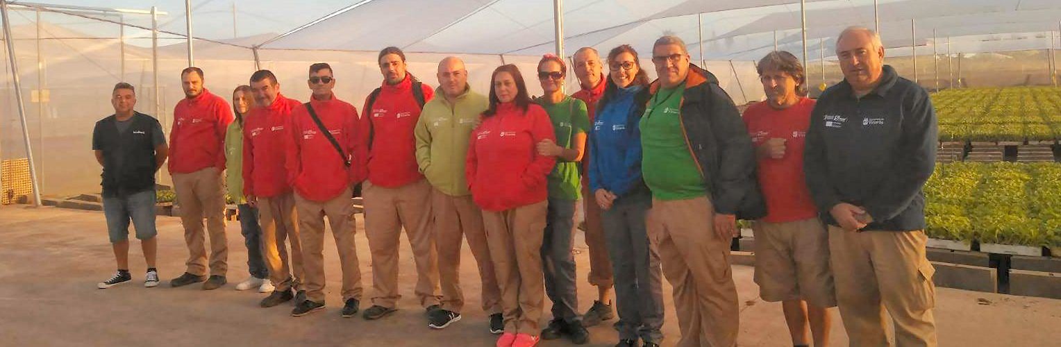 Visita al semillero de la escuela de ocupación “Et formen” de Vinaròs