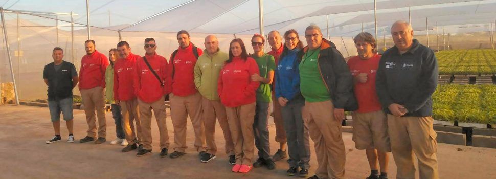 Visita al semillero de la escuela de ocupación “Et formen” de Vinaròs