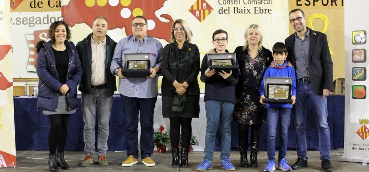 El Grup Xou Petit Doma’m de l’Aldea, l’atleta Màxim València i l’escaquista Gerard Añó, premis esportius Baix Ebre 2018