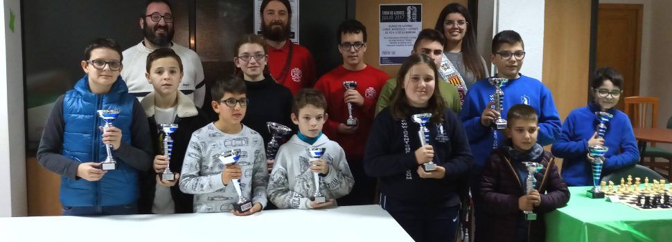 Torneo de Navidad 2018 en la sede del Club Ajedrez Benicarló