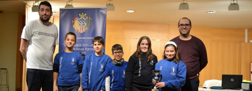 El club de ajedrez Ruy López de Vinaròs, tercero en la Minicopa de Tarragona