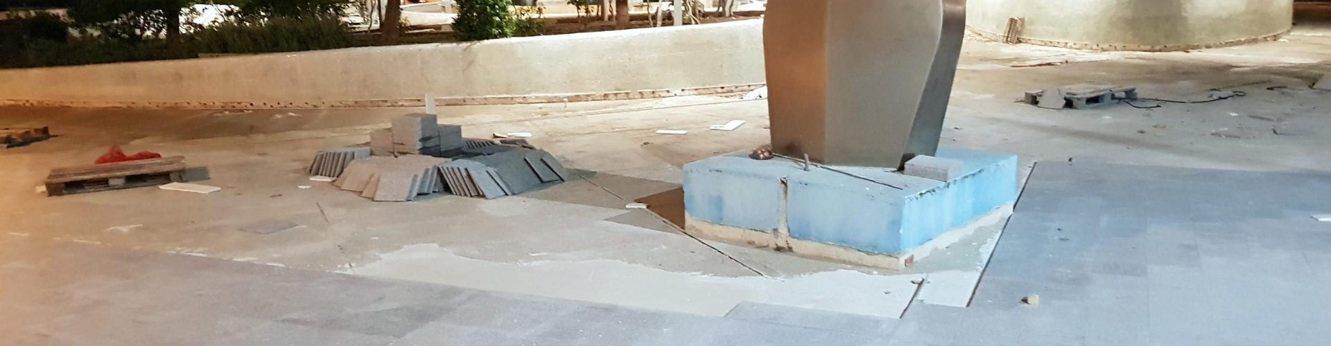 Vinaròs reforma la plaza de “La Mera” tras el deterioro de su pavimento