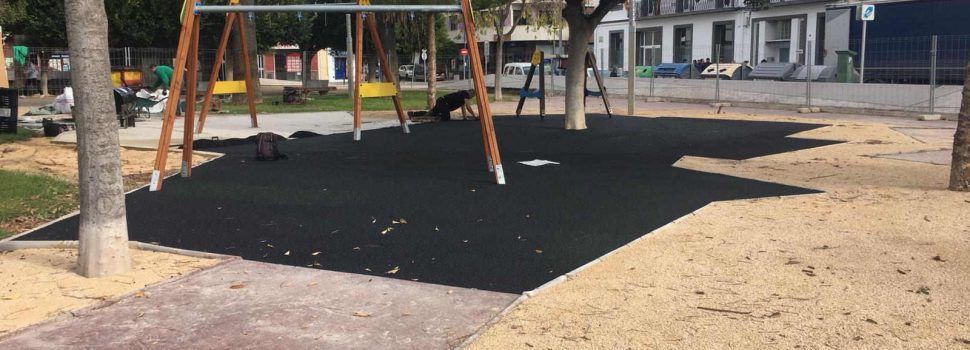 Benicarló ultima la construcció d’un parc saludable a la plaça de la Constitució