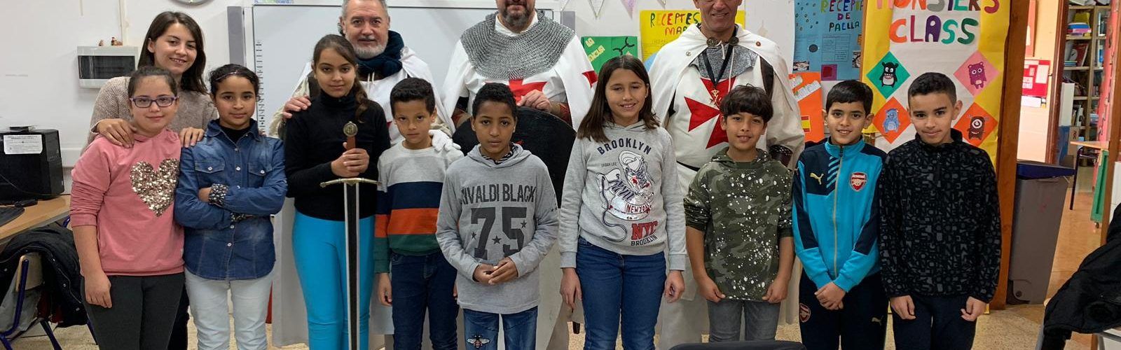 Els Templers visiten el CEIP Albert Selma de Sta. Magdalena