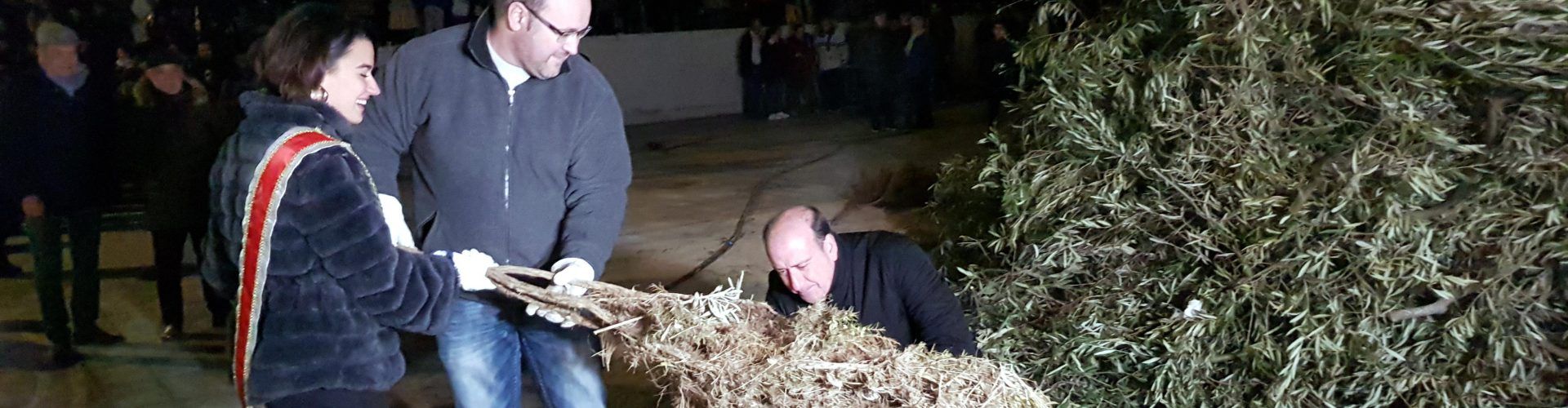 Vespra de Sant Antoni a Vinaròs: Les Camaraes i foguerada