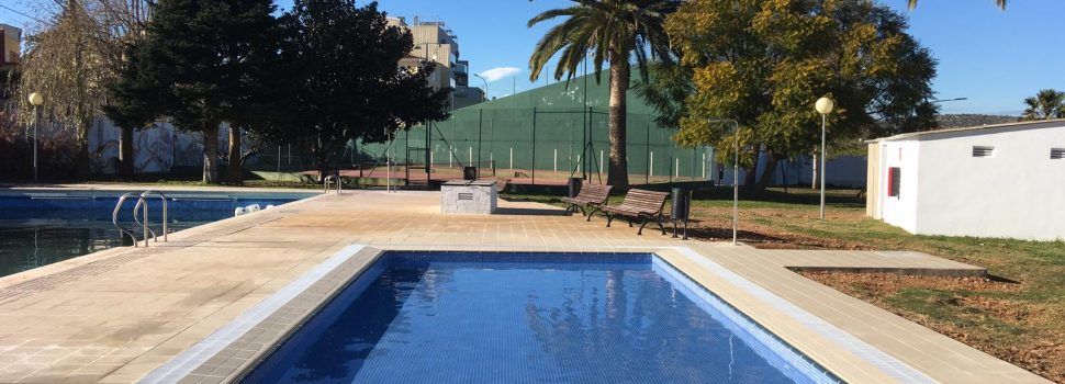 Finalitza la remodelació de la piscina infantil de Càlig