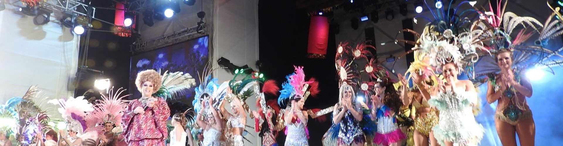 Las treinta reinas de comparsas sacan lustre al Carnaval de Vinaròs