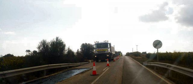 Reparación urgente en Vinaròs de la “carretera d’Ulldecona”