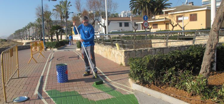Benicarló enllaça el carril bici que connecta amb Peníscola a través de la Ratlla del Terme