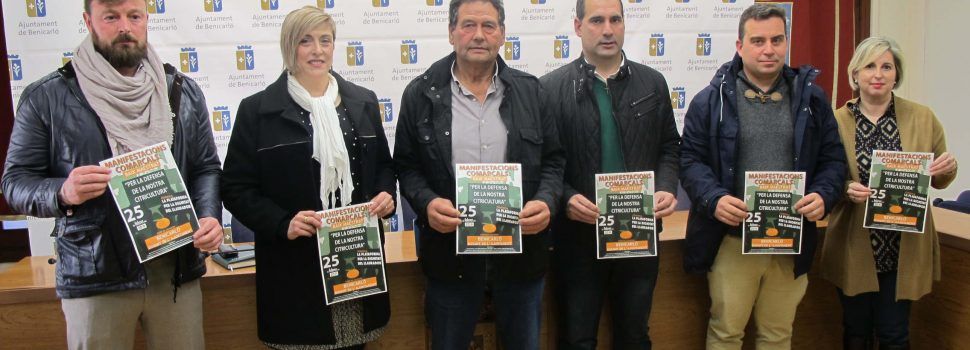 La Plataforma per la Dignitat del Llaurador es concentrarà a Benicarló en defensa de la citricultura