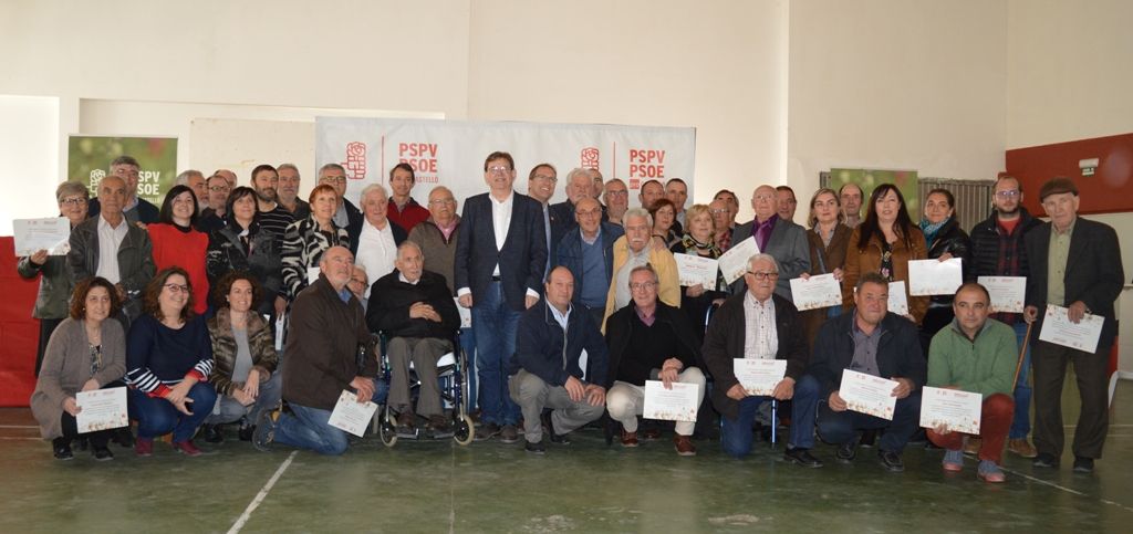 Homenatge a 70 alcaldes i alcaldesses socialistes al Maestrat i els Ports