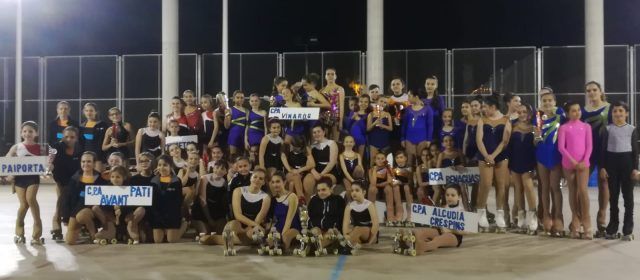 El Club Patinatge Artístic Vinaròs, en Benaguacil