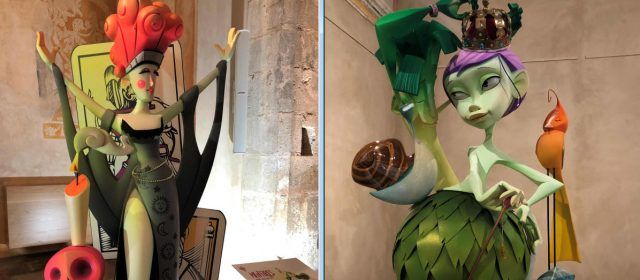 Los premios del Ninot Indultat de Benicarló, para Els Cremats y La Paperina