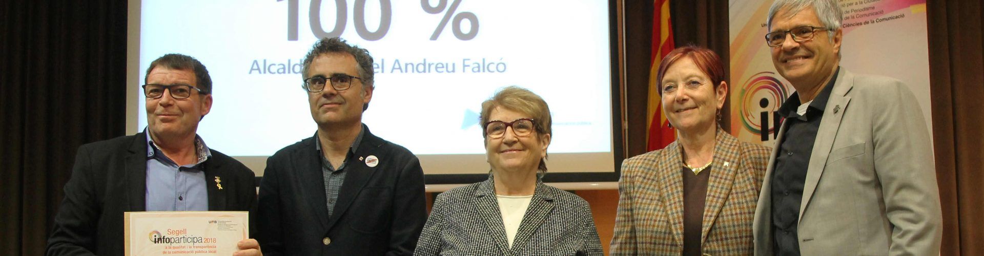 L’Ajuntament de l’Aldea ha rebut per tercer any el Segell INFOPARTICIPA