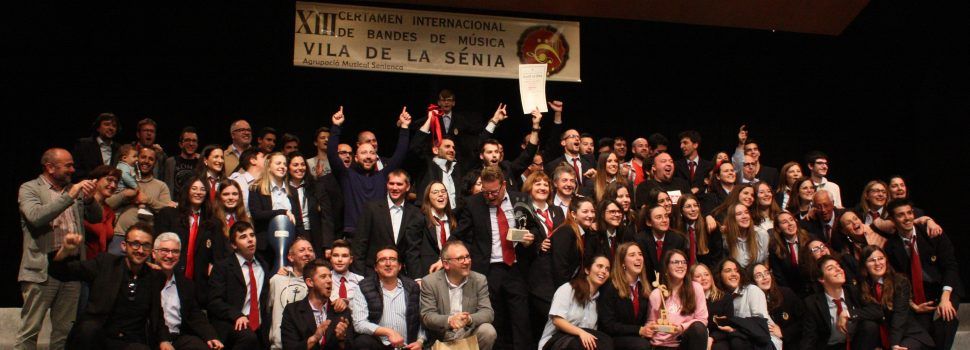 La Banda Santa Cecília de l’Olleria de València guanya el primer premi del Certamen Internacional de la Sénia