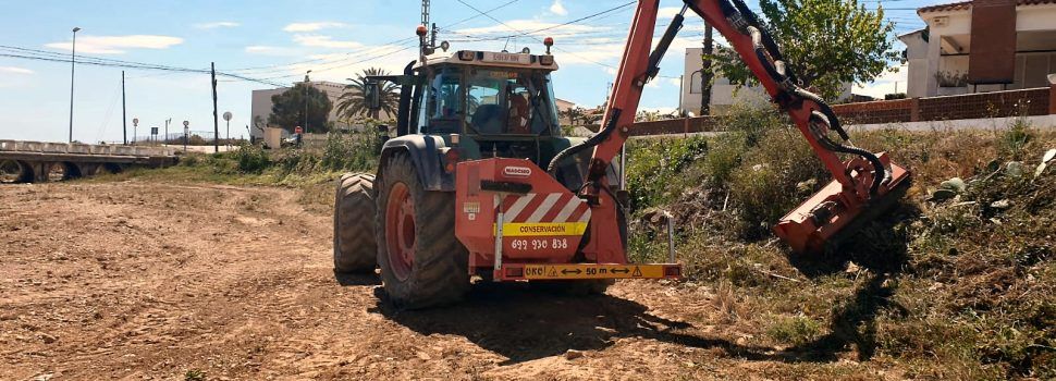 S’inicien a Vinaròs els treballs de neteja i desbrossament de barrancs