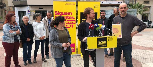 Presentació del lema de campanya i prgorama de la CUP TORTOSA
