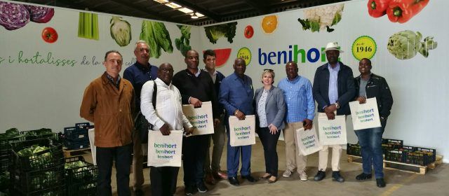 Una delegación presidencial del Congo visitó las instalaciones de Benihort