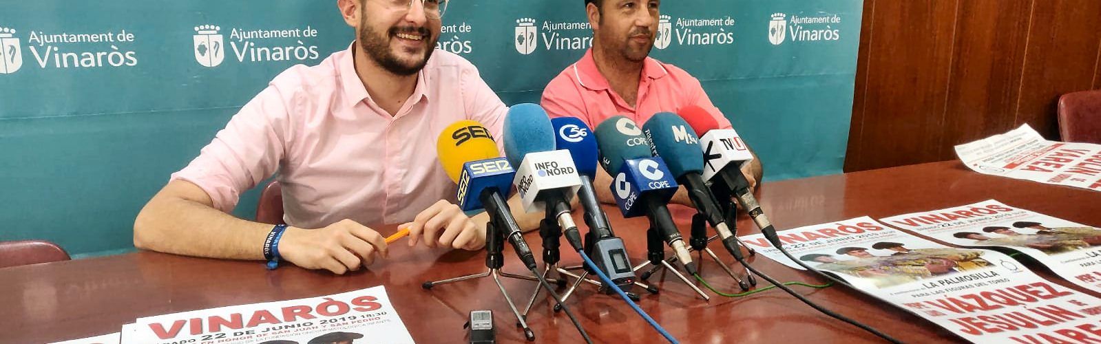 Vinaròs presenta la programació taurina per a les Festes de Sant Joan i Sant Pere