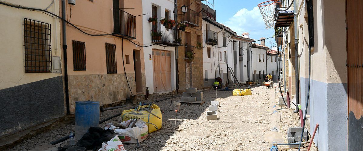 Finalitza la primera fase de l’obra del carrer Alt de Sant Francesc a Morella
