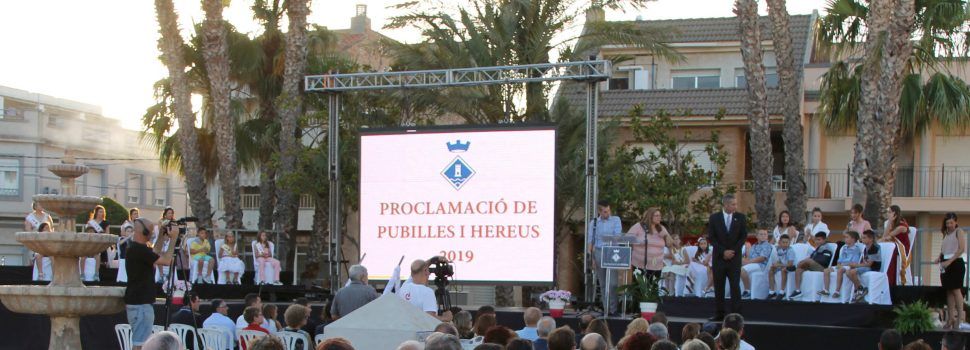 L’Aldea presenta les pubilles i hereus