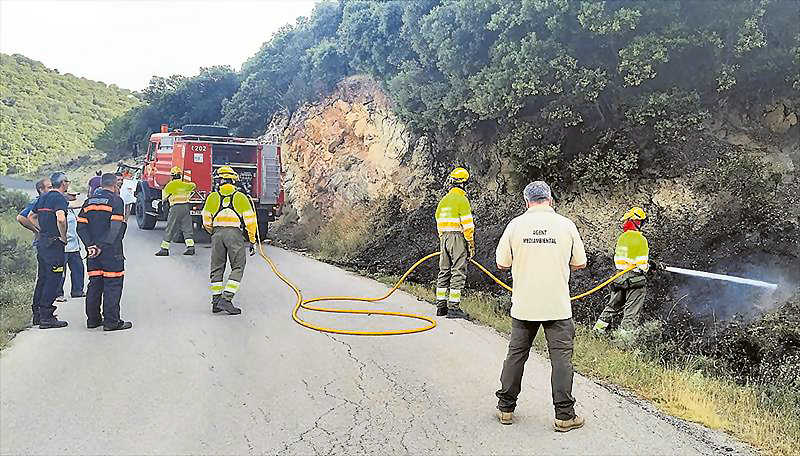 Investigan los motivos de  dos incendios forestales en Els Ports