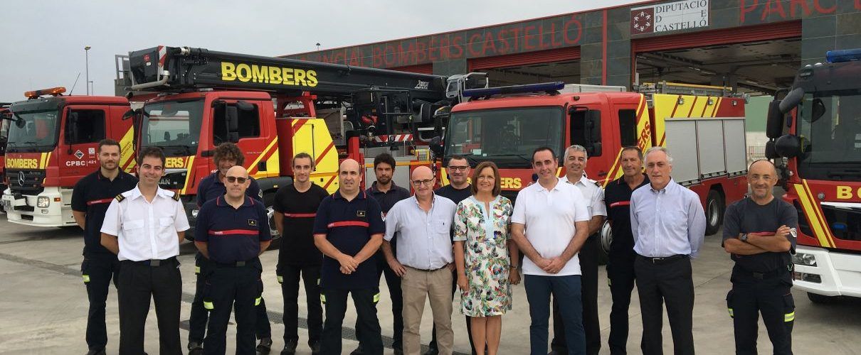 El diputat de Bombers visita les instal•lacions del parc del Baix Maestrat, que presta assistència a 14 municipis