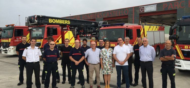 El diputat de Bombers visita les instal•lacions del parc del Baix Maestrat, que presta assistència a 14 municipis