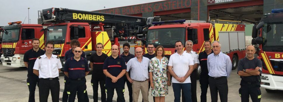 El diputat de Bombers visita les instal•lacions del parc del Baix Maestrat, que presta assistència a 14 municipis