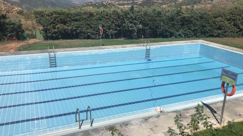 Avería en la piscina de Morella
