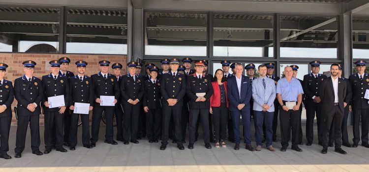 Amposta posa en relleu la tasca de la Policia Local i Protecció Civil amb una vintena de reconeixements i felicitacions