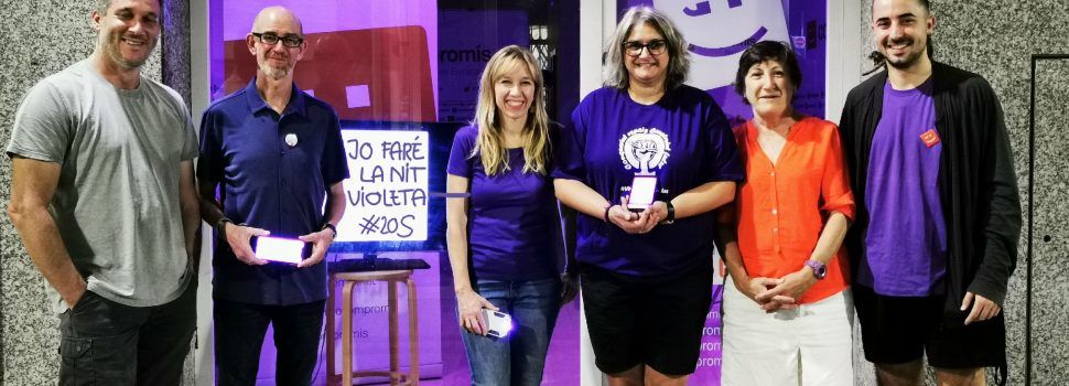 Compromís Benicarló participa en la Nit Violeta del passat divendres 20