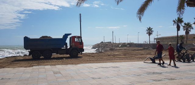 La DANA causó pocos daños en la costa de Vinaròs