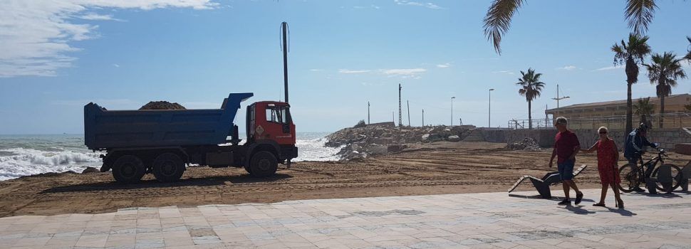 La DANA causó pocos daños en la costa de Vinaròs