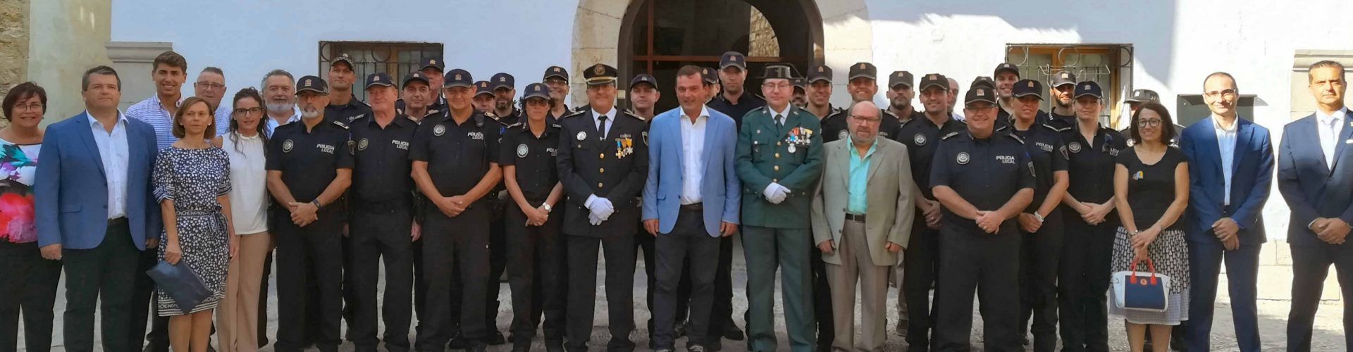 La Policía Local de Peñíscola ha celebrado hoy la festividad de su patrón