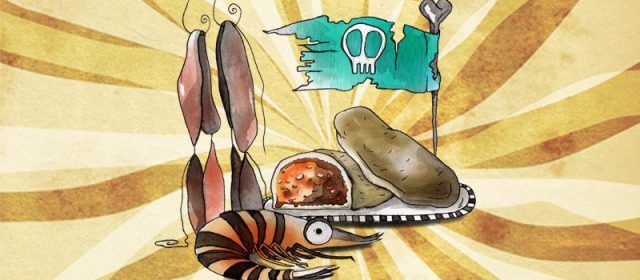 El llagostí de Vinaròs, en La Fallera Calavera