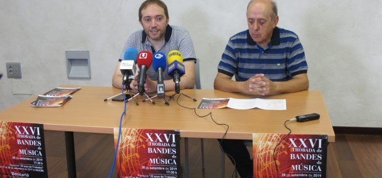 Al voltant de 700 músics es trobaran a Benicarló en la XXVI Trobada de Bandes