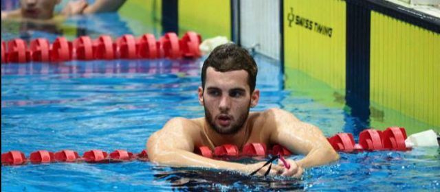 David León Arán, del CN Vinaròs, medalla d’ or en 1.500 m. lliures
