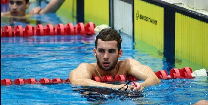 David León Arán, del CN Vinaròs, medalla d’ or en 1.500 m. lliures