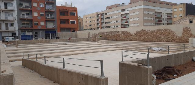 Les obres del Jardí del Mucbe de Benicarló encaren la recta final