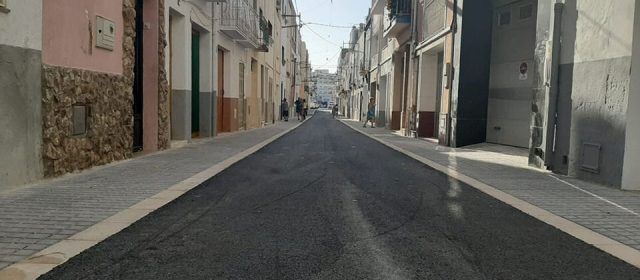 Finalitzen les obres del carrer Sant Agustí abans de Quinquennals a Alcanar